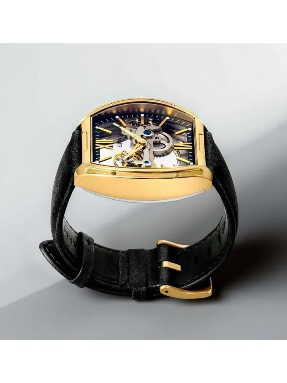NWT Thomas Earnshaw Knightsbridge Black Dial Men's Watch